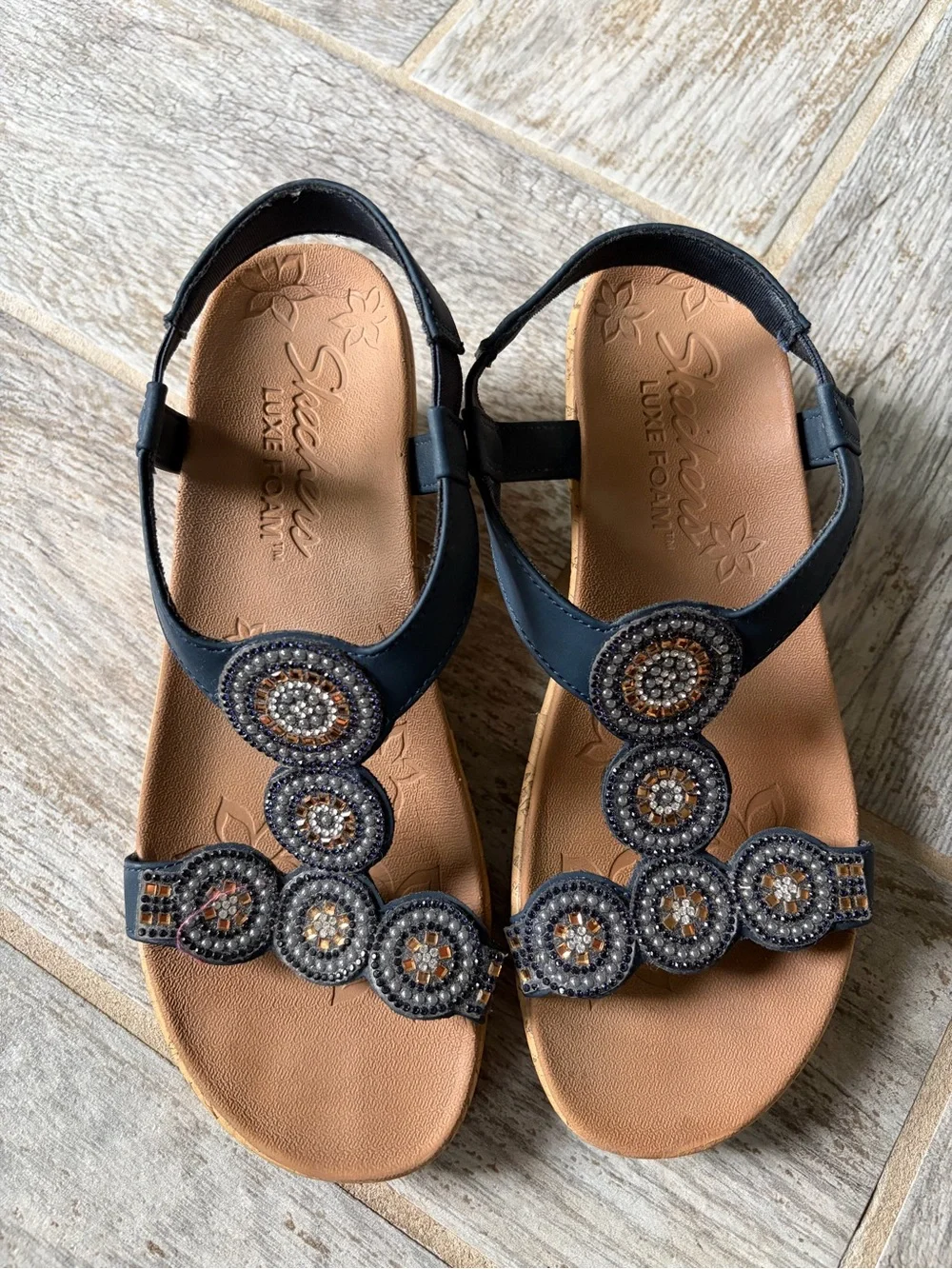 Skechers stylish navy